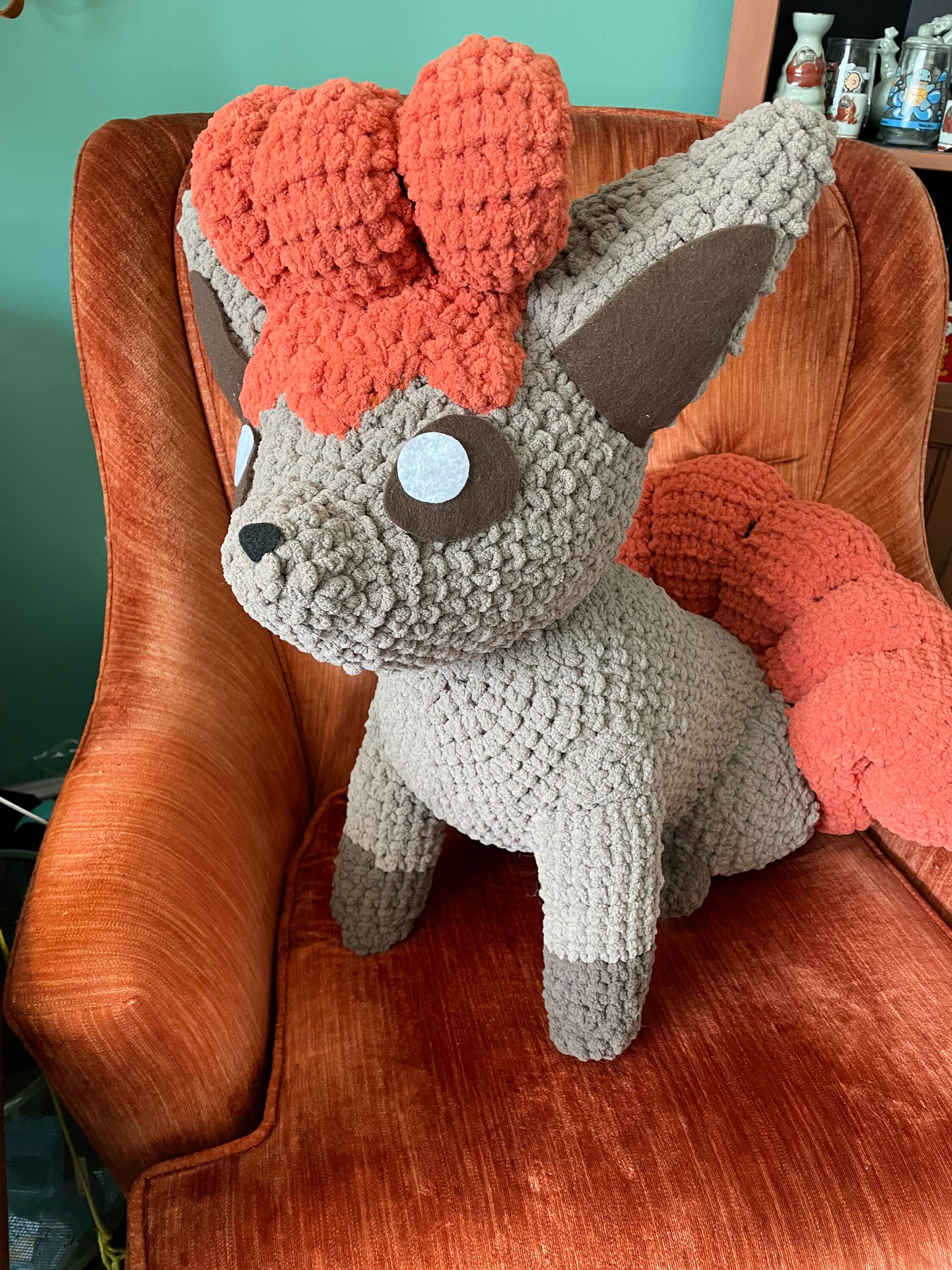 Set of 2 Crochet Patterns - Amigurumi Pokemon Vulpix