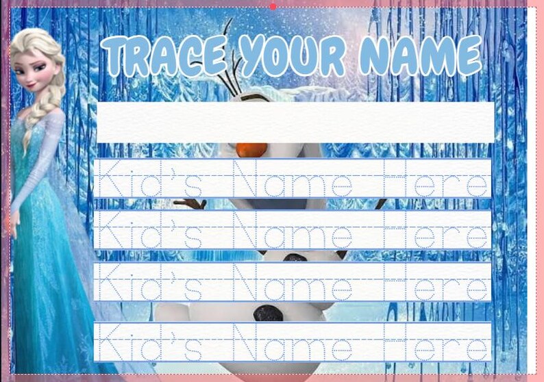 Editable and Printable Busy Books Frozen Theme - Etsy