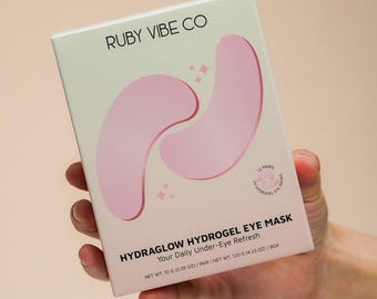 Hydrogel Eye Masks - Cooling Under Eye Patches, 12 Pairs - HydraGlow | Ruby Vibe Co