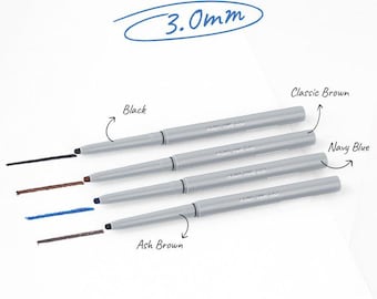 Smudge-Proof Gel Eyeliner Pencil for Long-Lasting Definition - 4 Colors - LuxeVelvet 3.0mm | Ruby Vibe Co