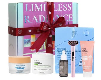 Clean Girl Skincare Routine Set, 6-Step Hydrating Kit with Serum, Cream