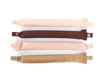 Heatless Satin Curling Rod Set for Soft, Spiral Curls Without Heat | Ruby Vibe Co