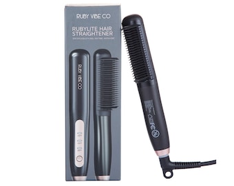 Hair Straightener Comb, Fast Heat Styling, Inner C Curls