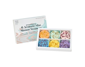 Aromatic Shower Steamer Set – 6-Piece Spa Fragrance Mists