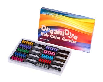 Washable Hair Color Combs for Fun, Temporary Color Play – DreamDye | Ruby Vibe Co