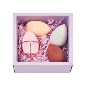 Latex-Free Makeup Sponges for Smooth Blending with Holder (4-Pack) - GlowFusion | Ruby Vibe Co