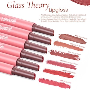 Hydrating Long-Lasting Lip Gloss – Glass Theory Polished, Radiant Shine | Ruby Vibe Co