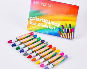 Temporary Hair Chalk for Washable Color Play – ColorWhimsy | Ruby Vibe Co