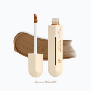 Ruby Vibe Co Hydra Veil Liquid Foundation – Natural Radiant Finish, Buildable Coverage Bild 17