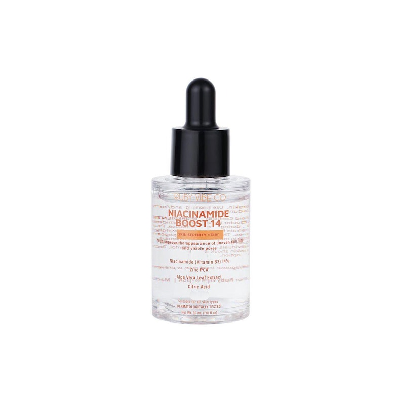 Niacinamide Face Serum for Balancing, Smoother, Even-Looking Skin – Niacinamide Boost 14 | Ruby Vibe Co image 1