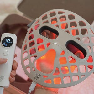 Ruby Vibe Co - LED Therapy Facial Mask for At-Home Skincare, Portable & Rechargeable, Light Technology for Skin Appearance Enhancement image 18