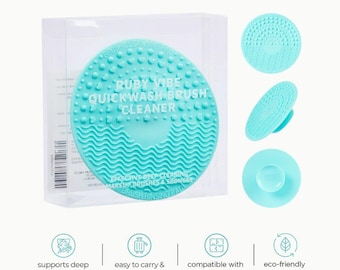 Solid Makeup Brush Cleaner Set, Deep Cleaning Coco Soap, Travel Friendly Cleansing Pad