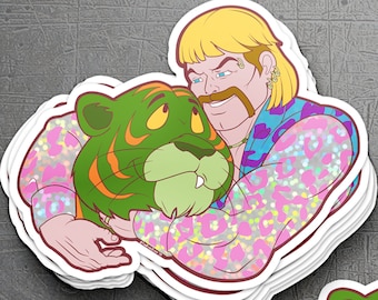 Prince Adam Exotic Glitter Artist Designed Geekery Vinyl Stickers by Tom Ryan's Studio