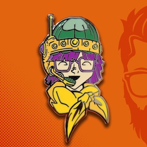 Chrono Trigger / Lucca / Hat Pin / Lapel Pin / Hard Enamel / Time Travel / Video Game Pin / Lapel Geek Pin