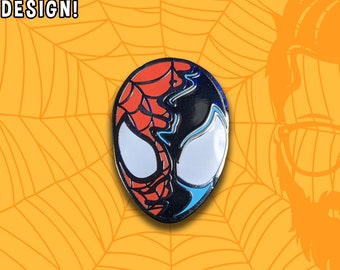 Consuming Spidey Hard Enamel Pin, Hat Pin