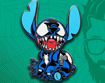 Stitchom Venom Stitch Hard Enamel Pin