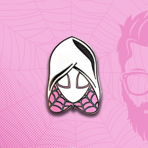 Spider Gwen / Gwen Stacy / Spider Woman Hat Pin Lapel Pin image 1