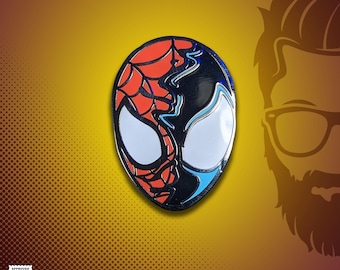 Consuming Spidey Hard Enamel Pin: Superhero Hat Pin
