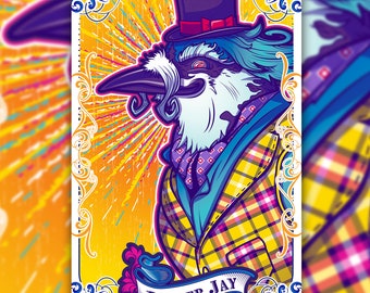 Dapper Animal Art Prints from the Creatives Trading Card Project