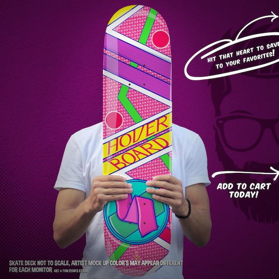 Skateboard Deck Ft. Hoverboard Front Various Widths Available Etsy