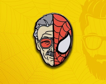 Stan Spidey Hard Enamel Pin, Hat Pin