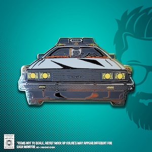 DeLorean Time Machine Hard Enamel Pin - Back to the Future Geek Pin