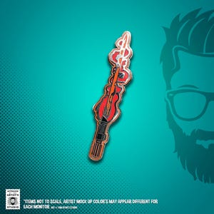 Dark Space Wizard Red Saber Hard Enamel Pin