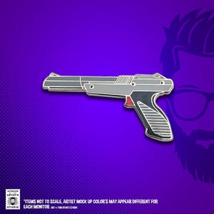 Grey Zapper Enamel Pin: 8 Bit NES Duck Hunt