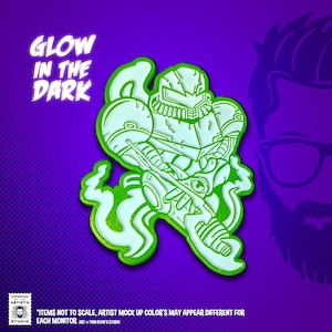 Glow in the Dark Samus Emaille Pin: Limitierte Auflage PinCollectible