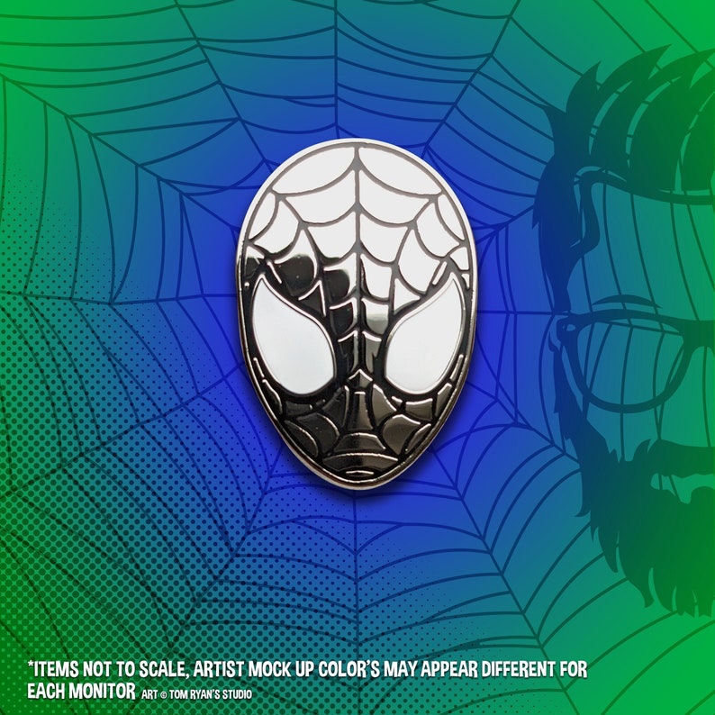 Armor Spidey Hard Enamel Pin, Hat Pin image 1