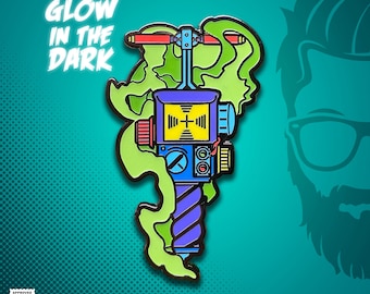 PKE Meter Hard Enamel Pin: Glow in the Dark Ghost Detector