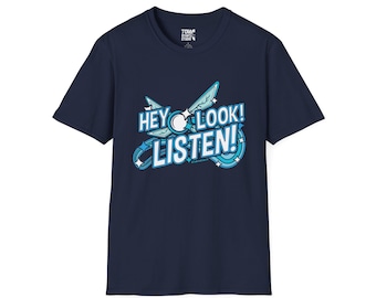 Hey Look Listen Unisex Softstyle T-Shirt