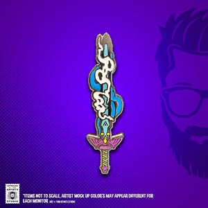 Master Sword Hard Enamel Pin: Legend of Zelda Anstecknadel