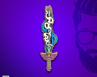 Master Sword Hard Enamel Pin: Legend of Zelda Lapel Pin