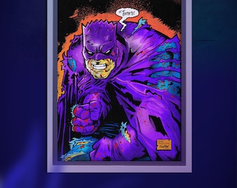 Bart Man Art Print: Geekery Comic Book Poster