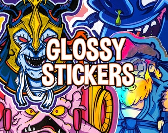 Even More Artist Grade Geek Vinyl Stickers by Tom Ryan's Studio