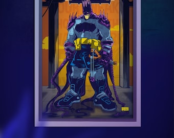 Absolute Bart Man Art Print: Geekery Comic Book Poster