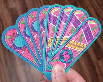 Hover Board Vinyl Sticker: Double-Sided Print, Limited Edition