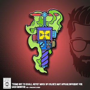 PKE Meter Hard Enamel Pin: Glow in the Dark Ghost Detector