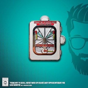 Flux Capacitor Enamel Pin: Back to the Future Geek Lapel Pin