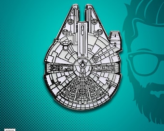 Millennium Falcon hård emaljnål: Nördig Star Wars-nål