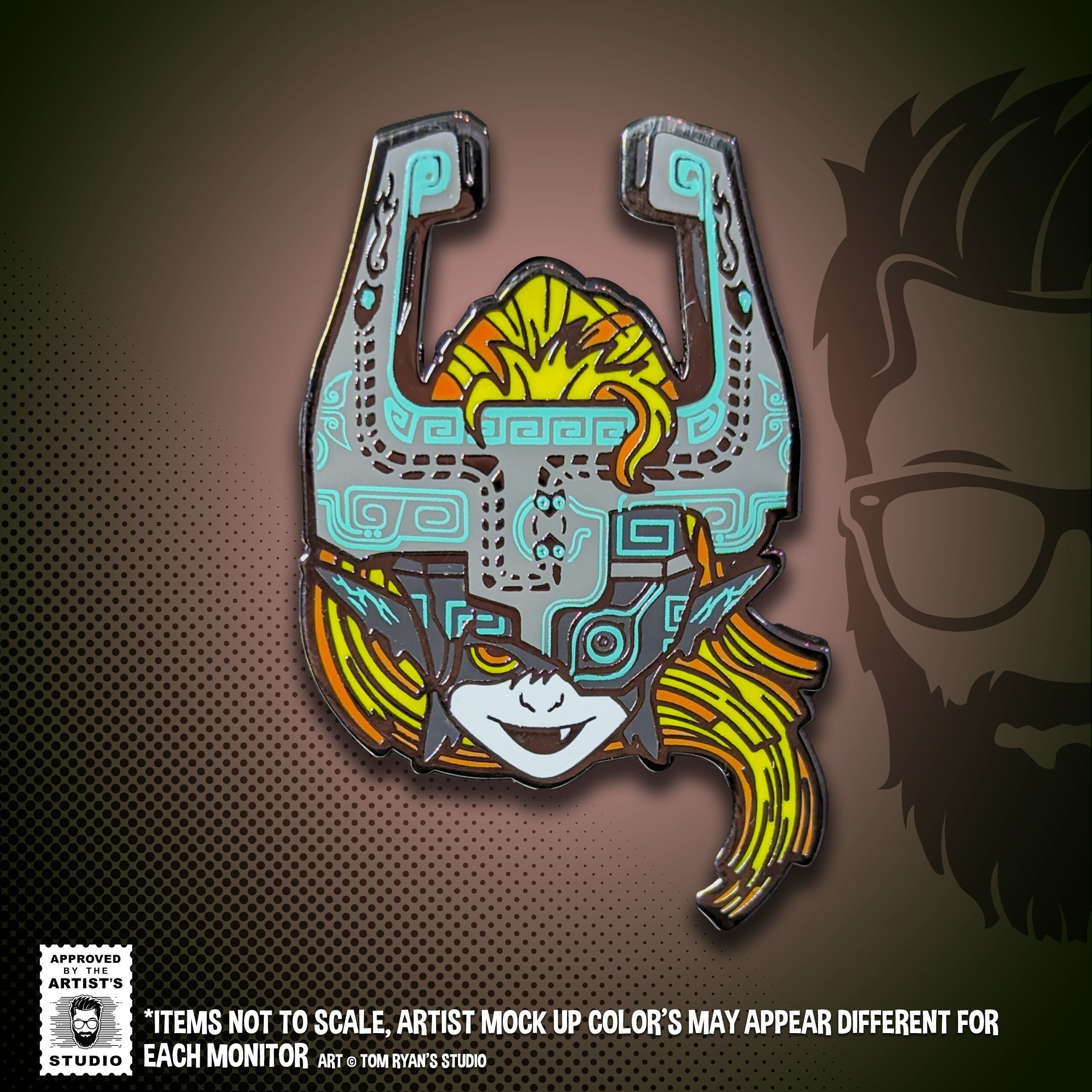 The Twilight Imp Video Game Hard Enamel Pin