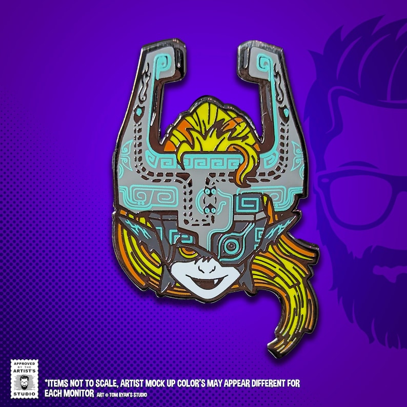 The Twilight Imp Video Game Hard Enamel Pin image 1