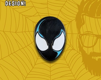 Black Costume Spidey Hard Enamel Hat Pin