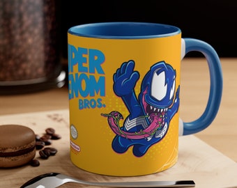 Super Venom Bro Accent Coffee / Tea / Hot Chocolate Mug, 11oz Multi Colors Avail.