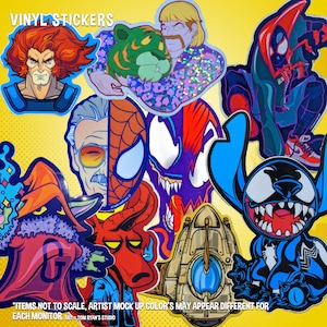 Artist Grade Geek Vinyl Stickers by Tom Ryan's Studio
