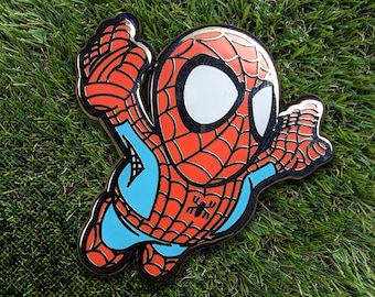 Super Spidey Bro Golf Ball Marker: Hard Enamel Golfer Gift