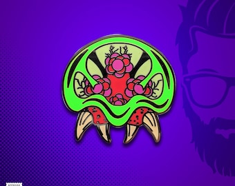 Metroid Hard Enamel Hat Pin NEW color variants Green or Frozen Blue