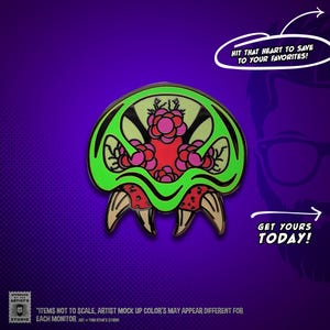 Metroid Hard Enamel Hat Pin NEW color variants Green or Frozen Blue image 8