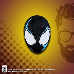 Black Costume Spidey Hard Enamel Hat Pin